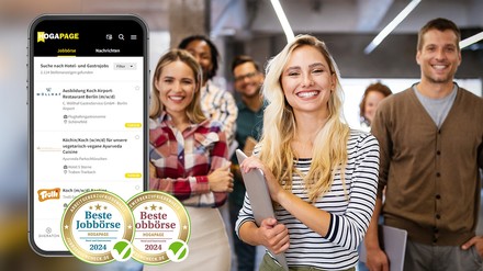 HOGAPAGE wurde von jobboersencheck.de zur „Besten Jobbörse für Hotel und Gastronomie 2024“ gekürt