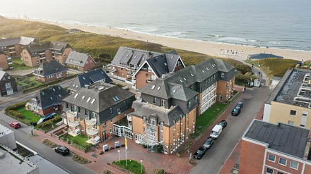 Das Strandhotel in Westerland in der Außenansicht. (Foto: ©HR Group)