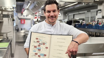 Küchenchef Georg Strohmeyer in der Nahaufnahme