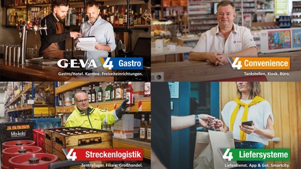 Collage Leistungen Team Beverage