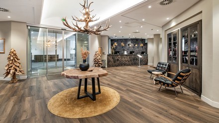 Die Lobby der Schlanitzen Alm