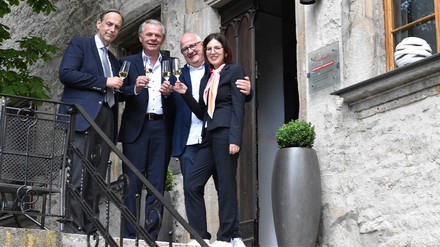 Ole Hartjen, Thomas Edelkamp, Frank und Kati Reinhardt