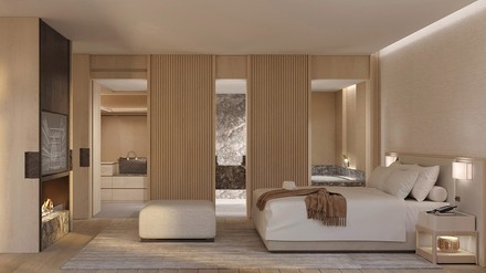 Blick in eine der Suiten im neuen Florentin in Frankfurt