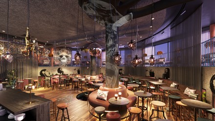 Die Bar Karo&Paul by Frank Rosin verfügt über einen Restaurant- und Private-Dining-Bereich.