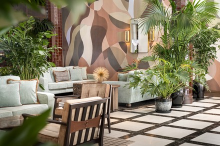 Lobby des Brunfels Hotels