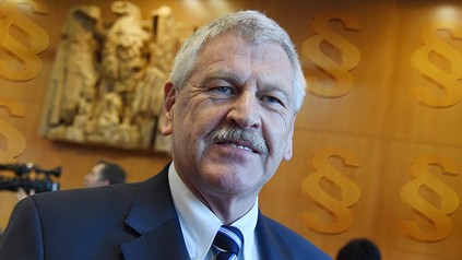 Der NPD-Europaabgeordnete Udo Voigt