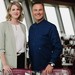 Anja Nitsch und Tim Raue im Restaurant des Berliner Fernsehturms.