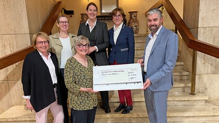 Ruth Schmitz, Uta Schwinn-Minke, Bart Vaessen, Bärbel Backhaus, Andrea Calaminus und Carmen Kalla