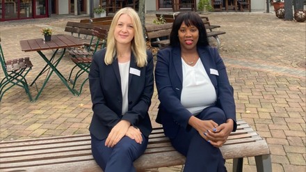 Yumiseidi Ramos Rodriguez und Jana Ühlein