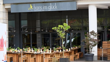 Restaurant von Hans im Glück von Innen