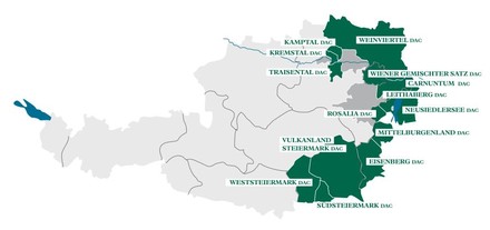 Landkarte Österreich