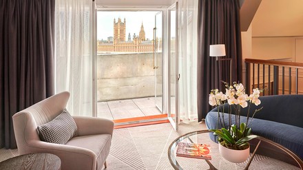 Big Ben Balcony Suite im London Marriott Hotel County Hall