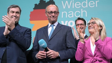Wahlsieg der Union mit Friedrich Merz