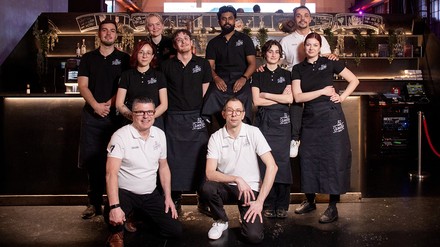 Team der Blindekuh Basel mit Johannes Tschopp und Andreas Siemer