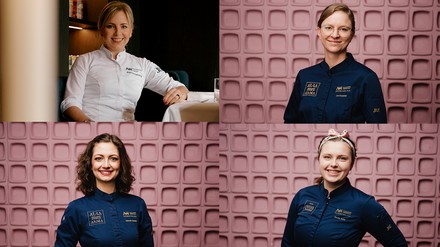 Anja Kirchpfening, Lisa Schroeder, Deborah Schmidt und Sandra Hofer