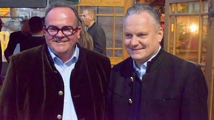 Christian Scharpf neben Clemens Baumgärtner