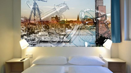 Ein Zimmer im B&B Hotel Kiel