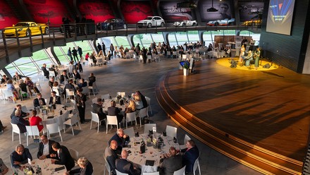 Im Porsche Experience Center Leipzig