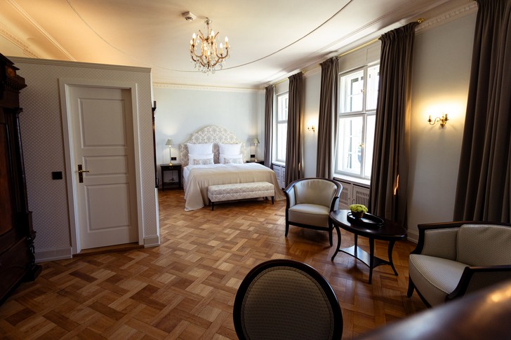 Blick in ein Hotelzimmer