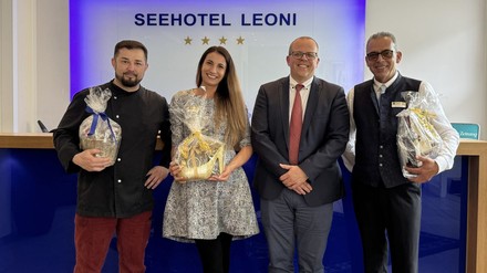 Robert Illes, Timea Szapuova, Sebastian Schwarz und Norel Mindaianu