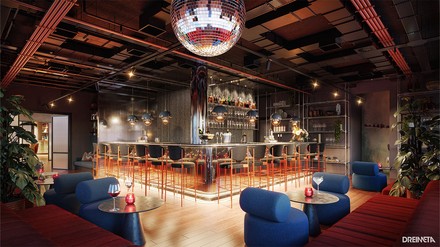 Bar des neuen SV Hotels