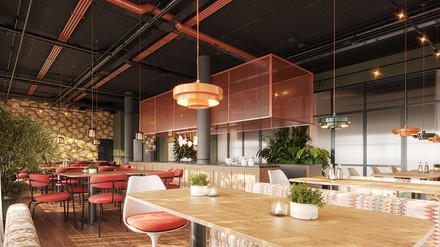 Restaurant des neuen Hotels