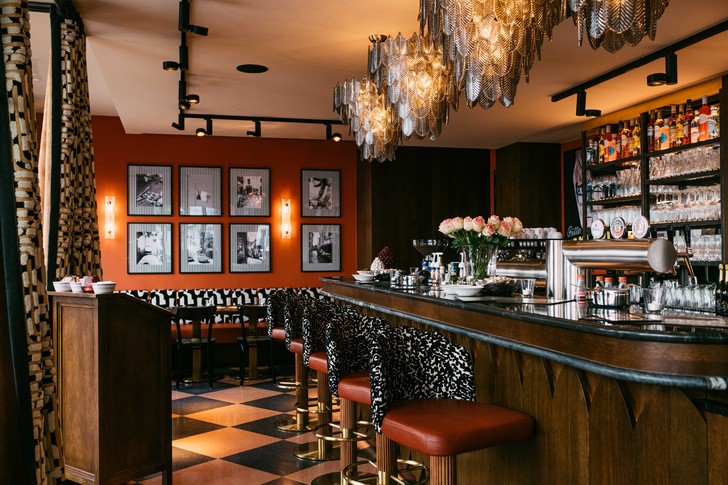 Innenraum des neuen Restaurants