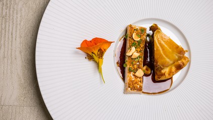 Essen auf Teller