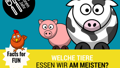 Facts for fun welche Tiere essen wir am meisten?