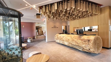 Lobby des Mountain View Hotels Willingen im Sauerland