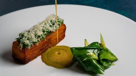 Ein Gericht für das Pop-up-Dinner