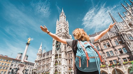 Touristin in München