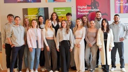 Studenten an der UE