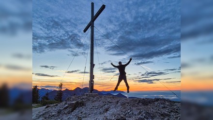 Florian Panholzer, stellvertretender Direktor im Hotel Zugspitze auf dem Jochberg