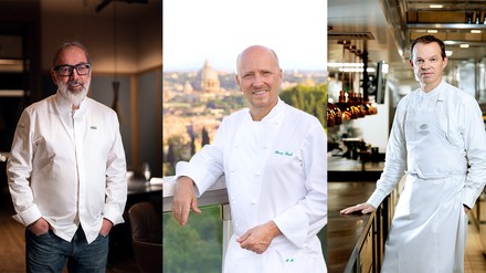 Norbert Niederkofler, Heinz Beck und Richard Ekkebus