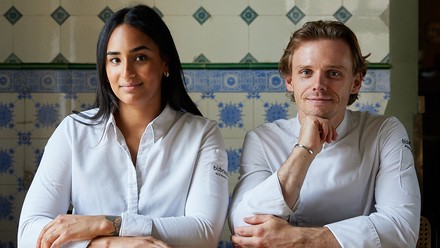 Alina Meissner-Bebrout und Tim Ostertag