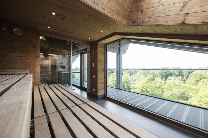 Sky-Sauna im Wellnesshotel Wittelsbach