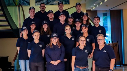 Das 18-köpfige Azubi-Team des Dorint an der Messe Köln