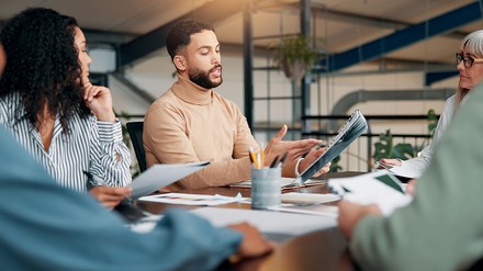 Gesprächsrunde Mitarbeiter