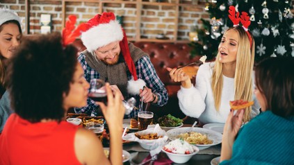 Weihnachtsessen im Restaurant