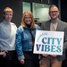Fleur Förster, Nicole Funke und Frank Schindler von der ProWein starten gemeinsam mit Hendrik Schellkes von der Agentur Wellfairs die ProWein City Vibes