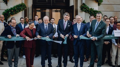 Wolfgang Greiner, Frank Marrenbach, Boris Messmer, Thomas H. Althoff und Monica Faas