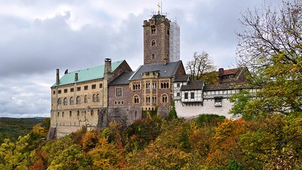 Herbstwetter am Unesco-Welterbe Wartburg