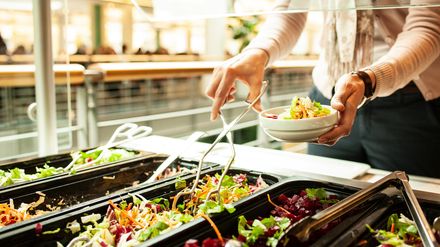 Salatbüfett