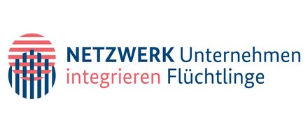 Logo "Netzwerk Unternehmen integrieren Flüchtlinge"