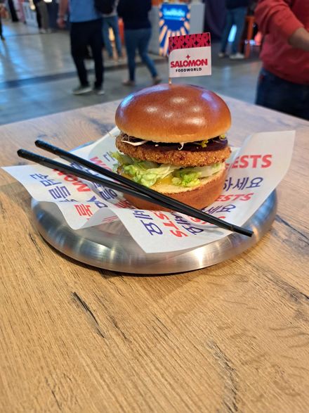 Crunchy Kimchi Burger