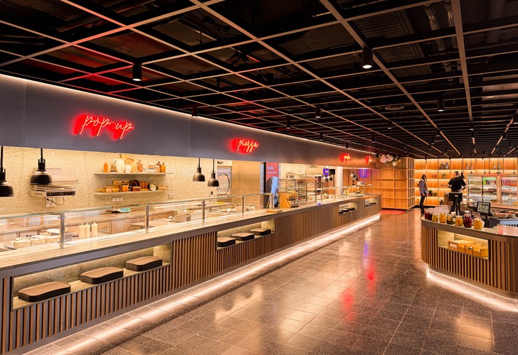 Vier verschiedene Menülinien