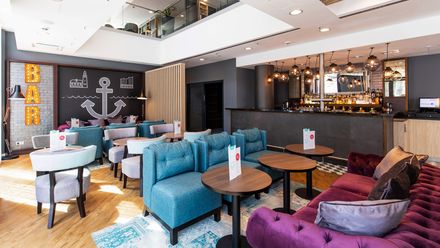 Lobby einer „Premier Inn“-Hotels