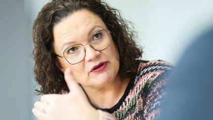 Andrea Nahles, Vorstandsvorsitzende der Bundesagentur für Arbeit