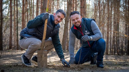 Baumpflanzaktion von Transgourmet